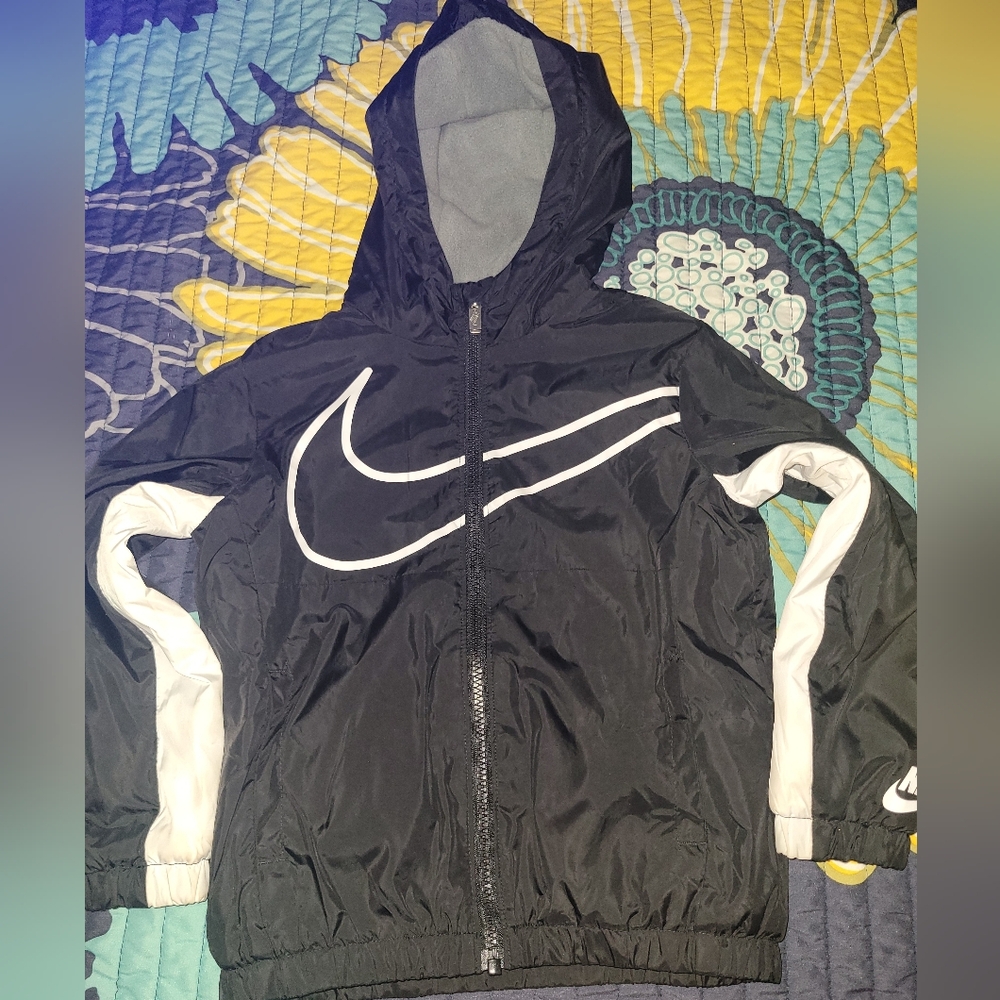 Nike Kids Black and White Jacket
